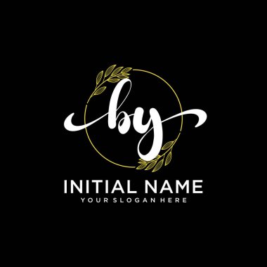 Markalaşma ve İşletme İçin Modern By El Yazısı Logosu Koleksiyonu