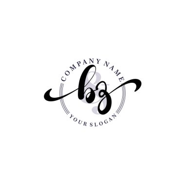 Markalaşma ve İşletme İçin Modern BZ El Yazısı Logosu Koleksiyonu