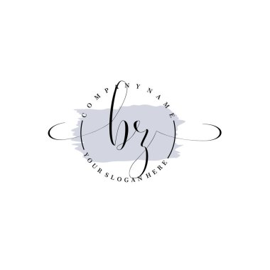 Markalaşma ve İşletme İçin Modern BZ El Yazısı Logosu Koleksiyonu