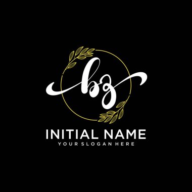 Markalaşma ve İşletme İçin Modern BZ El Yazısı Logosu Koleksiyonu