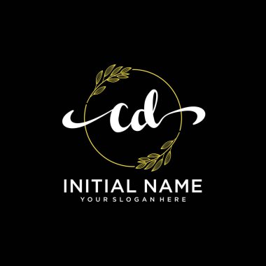 Markalaşma ve İşletme İçin Modern CD El Yazısı Logosu Koleksiyonu