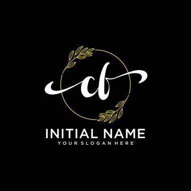 Markalaşma ve İşletme İçin Modern CF El Yazısı Koleksiyonu