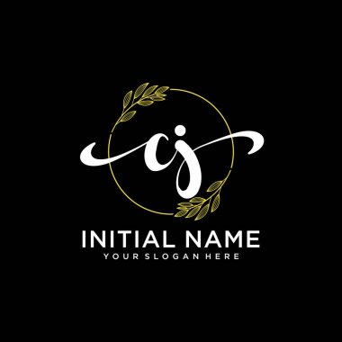 Markalaşma ve İşletme İçin Modern CJ El Yazısı Koleksiyonu