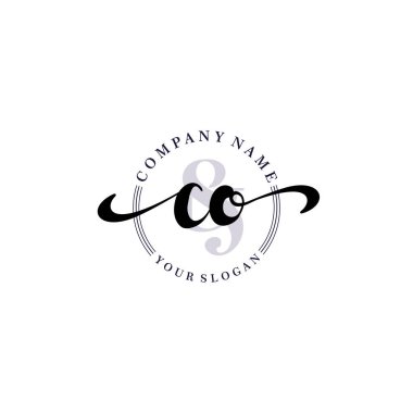 Markalaşma ve İşletme İçin Modern CO El Yazısı Koleksiyonu