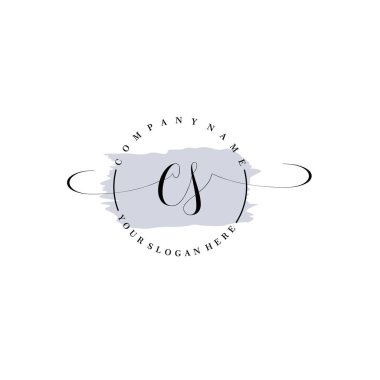 Markalaşma ve İşletme İçin Modern CS El Yazısı Logosu Koleksiyonu