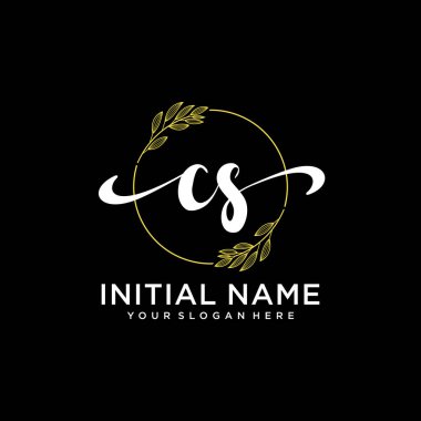 Markalaşma ve İşletme İçin Modern CS El Yazısı Logosu Koleksiyonu