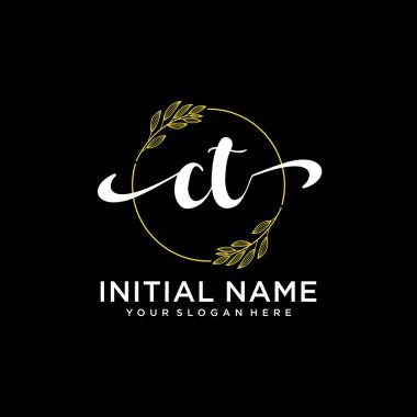 Markalaşma ve İşletme İçin Modern CT El Yazısı Logosu Koleksiyonu