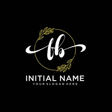 Markalaşma ve İşletme İçin Modern FB El Yazısı Logosu Koleksiyonu