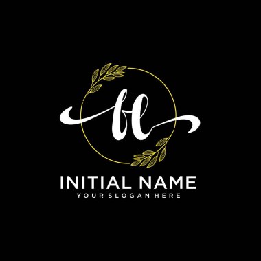 Markalaşma ve İşletme İçin Modern FL El Yazısı Logosu Koleksiyonu