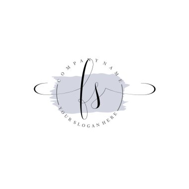 Markalaşma ve İşletme İçin Modern FS El Yazısı Logosu Koleksiyonu