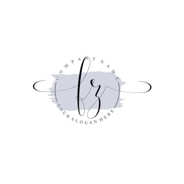 Markalaşma ve İşletme İçin Modern FZ El Yazısı Logosu Koleksiyonu