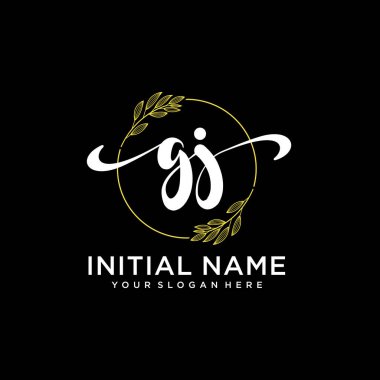 Markalaşma ve İşletme İçin Modern GJ El Yazısı Koleksiyonu