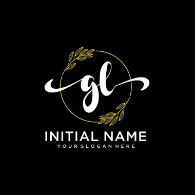 Markalaşma ve İşletme İçin Modern GL El Yazısı Logosu Koleksiyonu