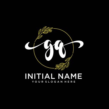 Markalaşma ve İşletme İçin Modern GQ El Yazısı Koleksiyonu