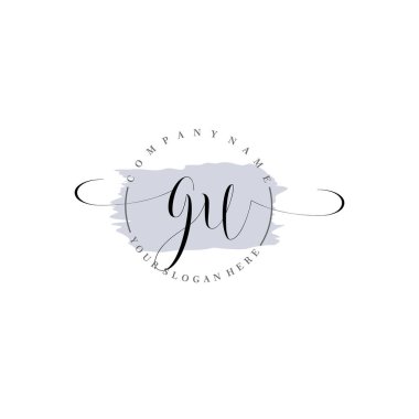 Markalaşma ve İşletme İçin Modern GU El Yazısı Koleksiyonu