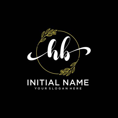 Markalaşma ve İşletme İçin Modern HB El Yazısı Logosu Koleksiyonu