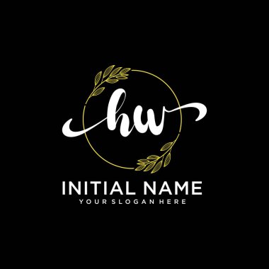 Markalaşma ve İşletme İçin Modern HW El Yazısı Logosu Koleksiyonu