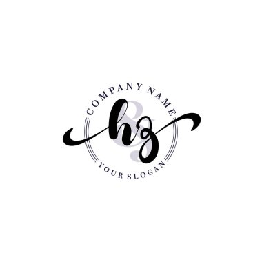 Markalaşma ve İşletme İçin Modern HZ El Yazısı Logosu Koleksiyonu