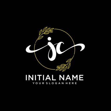 Markalaşma ve İşletme İçin Modern JC El Yazısı Logosu Koleksiyonu