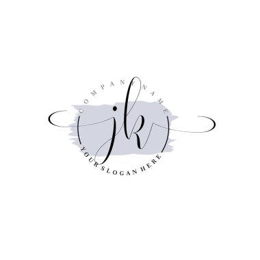 Markalaşma ve İşletme İçin Modern JK El Yazısı Logosu Koleksiyonu