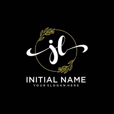Markalaşma ve İşletme İçin Modern JL El Yazısı Logosu Koleksiyonu