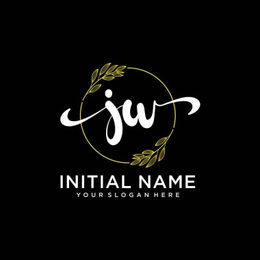 Markalaşma ve İşletme İçin Modern JW El Yazısı Logosu Koleksiyonu