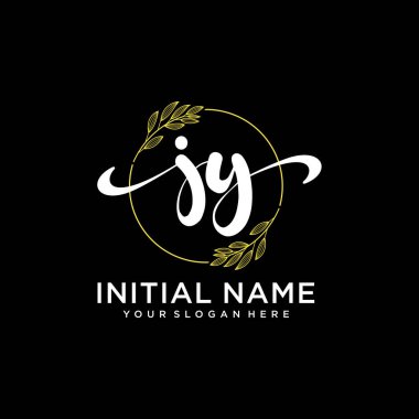 Markalaşma ve İş İçin Modern JY El Yazısı Logosu Koleksiyonu