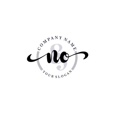 Markalaşma ve İşletme İçin Modern HAYIR El Yazısı Koleksiyonu