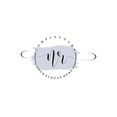 Markalaşma ve İşletme İçin Modern NR El Yazısı Logosu Koleksiyonu