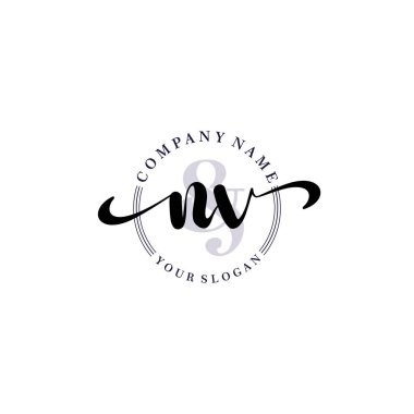 Markalaşma ve İşletme İçin Modern NV El Yazısı Logosu Koleksiyonu