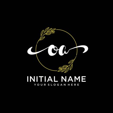 Markalaşma ve İşletme İçin Modern OA El Yazısı Logosu Koleksiyonu