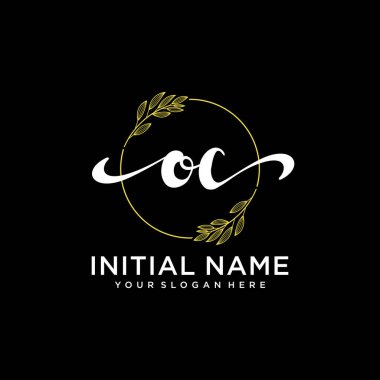 Markalaşma ve İşletme İçin Modern OC El Yazısı Koleksiyonu