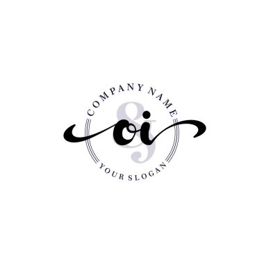 Markalaşma ve İşletme İçin Modern OI El Yazısı Koleksiyonu