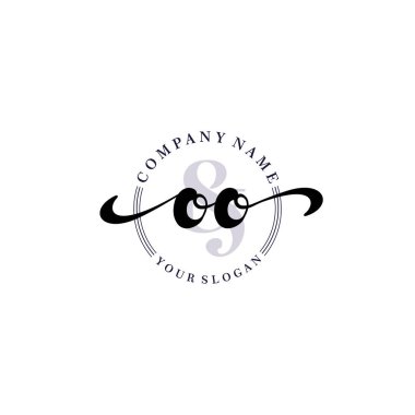 Markalaşma ve İşletme İçin Modern OO El Yazısı Logosu Koleksiyonu