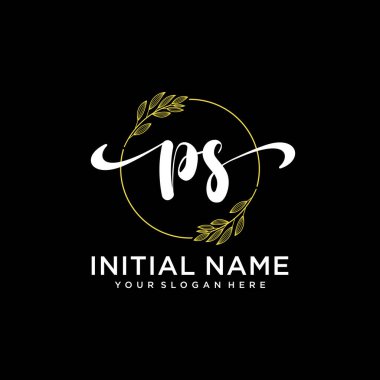 Markalaşma ve İşletme İçin Modern PS El Yazısı Logosu Koleksiyonu