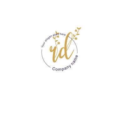 Botanik ve Geometrik Tasarımlı Çiçeksel Logo Ar-Ge