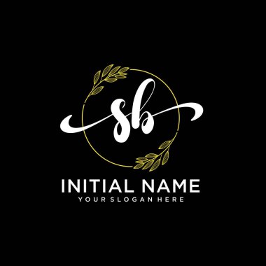 Markalaşma ve İşletme İçin Modern SB El Yazısı Logosu Koleksiyonu
