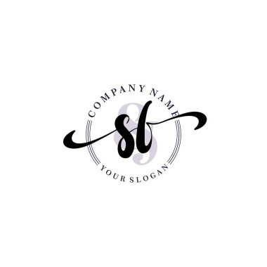 Markalaşma ve İşletme İçin Modern SF El Yazısı Logosu Koleksiyonu