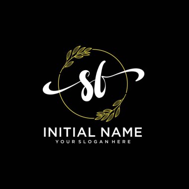 Markalaşma ve İşletme İçin Modern SF El Yazısı Logosu Koleksiyonu