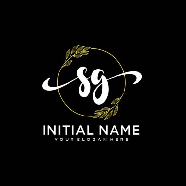 Markalaşma ve İşletme İçin Modern SG El Yazısı Logosu Koleksiyonu