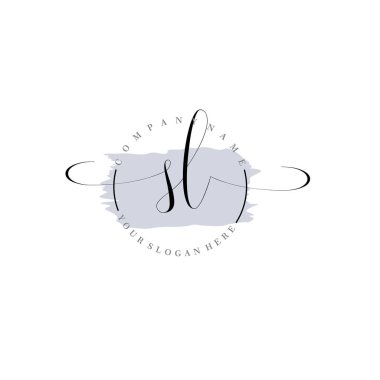 Markalaşma ve İşletme İçin Modern SL El Yazısı Logosu Koleksiyonu