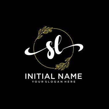 Markalaşma ve İşletme İçin Modern SL El Yazısı Logosu Koleksiyonu