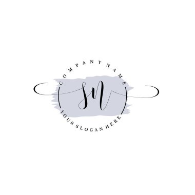 Markalaşma ve İşletme İçin Modern SN El Yazısı Logosu Koleksiyonu