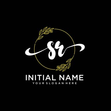 Markalaşma ve İşletme İçin Modern SR El Yazısı Koleksiyonu