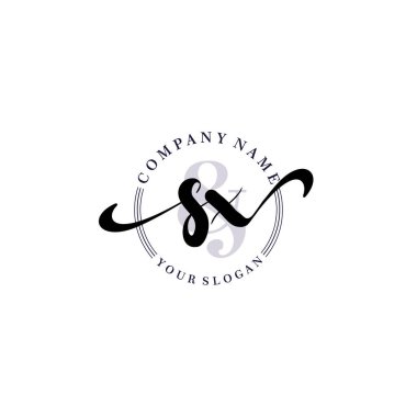 Markalaşma ve İşletme İçin Modern SX El Yazısı Logosu Koleksiyonu