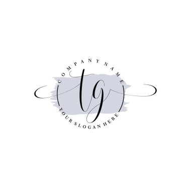 Markalaşma ve İşletme İçin Modern TG El Yazısı Logosu Koleksiyonu