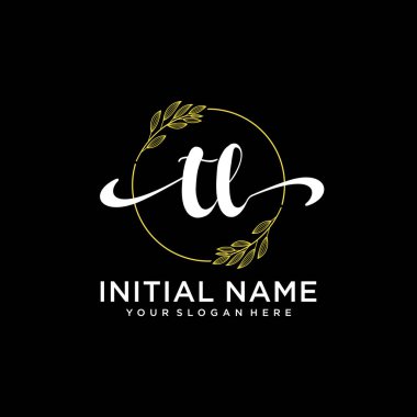 Markalaşma ve İşletme İçin Modern TL El Yazısı Logosu Koleksiyonu