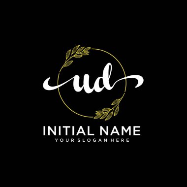 Markalaşma ve İşletme İçin Modern UD El Yazısı Logosu Koleksiyonu