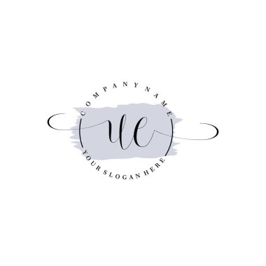 Markalaşma ve İşletme İçin Modern UE El Yazısı Logosu Koleksiyonu