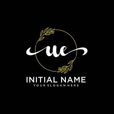 Markalaşma ve İşletme İçin Modern UE El Yazısı Logosu Koleksiyonu